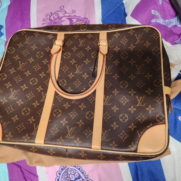 None Handbags - LV Monogram Canvas Briefcase